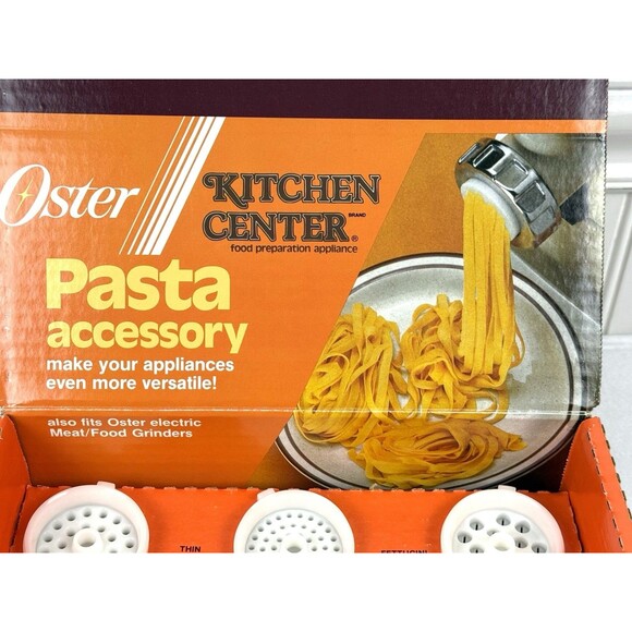 Vintage OSTER Kitchen Center Pasta Accessory Kit 939-65 Also Fits OSTER Grinder - Picture 2 of 11
